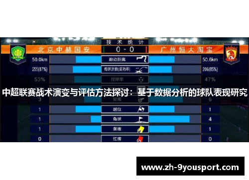 中超联赛战术演变与评估方法探讨：基于数据分析的球队表现研究